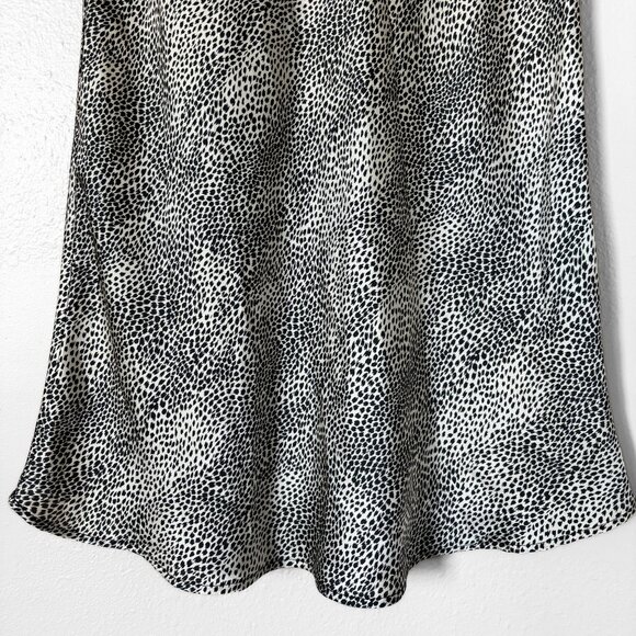 Renamed Leopard Print Slip Style Midi Skirt Womens Medium 90s Y2K Loud Luxury - Picture 4 of 12